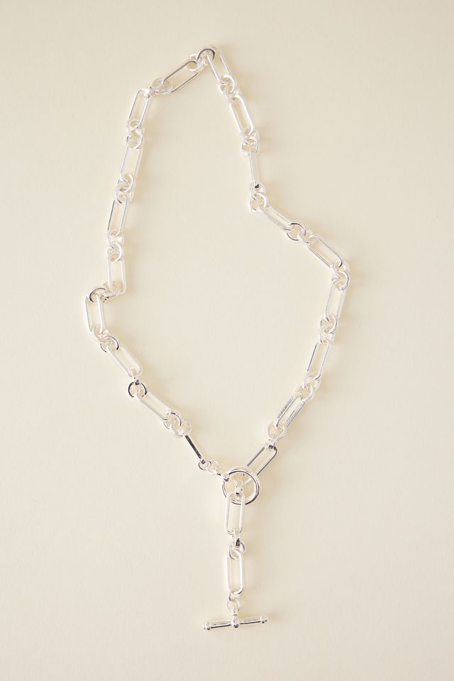 Chunky Chain T-Bar Necklace #2