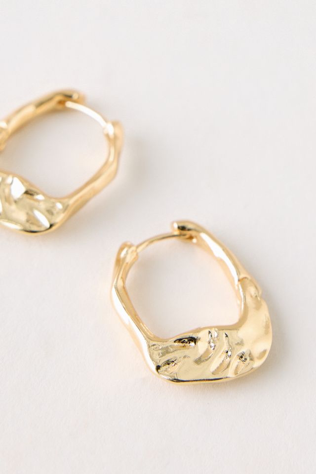 By Anthropologie Sculpted Hoop Earrings #2