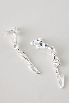 Boucles d'oreilles pendantes chinées