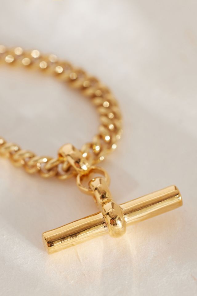 Collana con Maglia a T Tilly Sveaas Placcata Oro #5