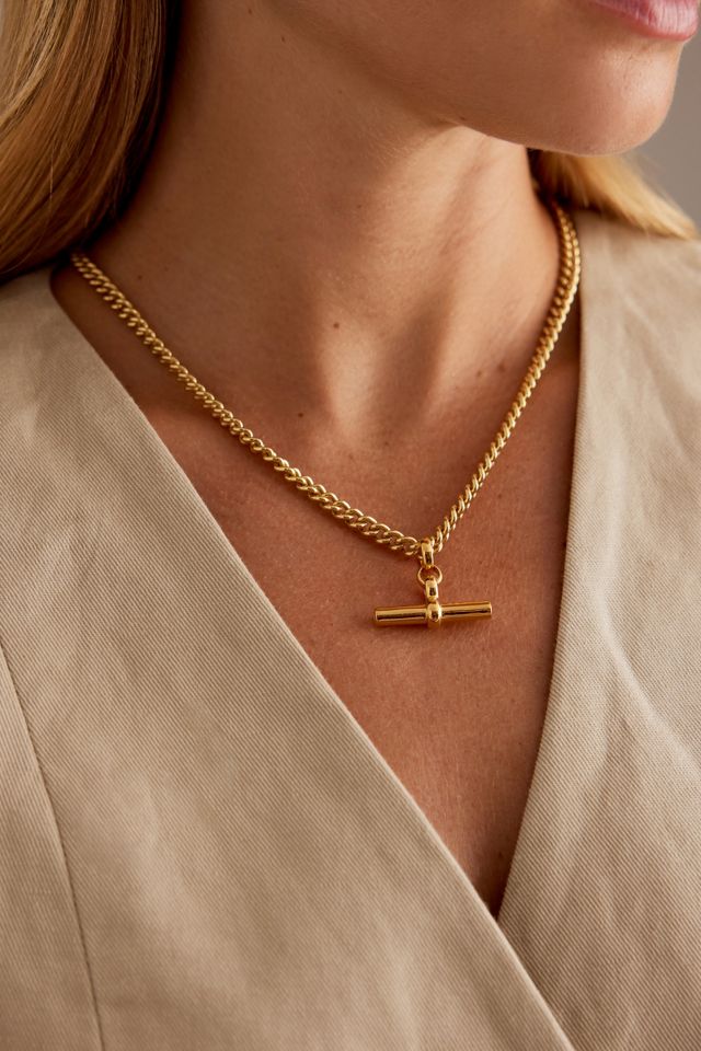 Collana con Maglia a T Tilly Sveaas Placcata Oro #3