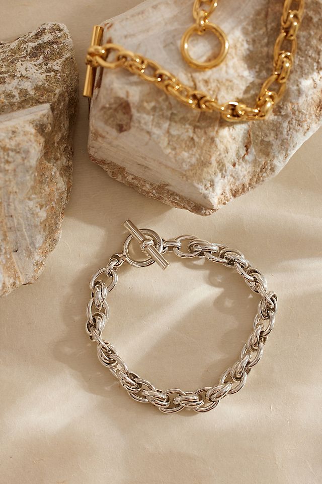 Tilly Sveaas Silver Double-Link Bracelet | Anthropologie UK Tilly Sveaas Silver Double-Link Bracelet | Anthropologie UK