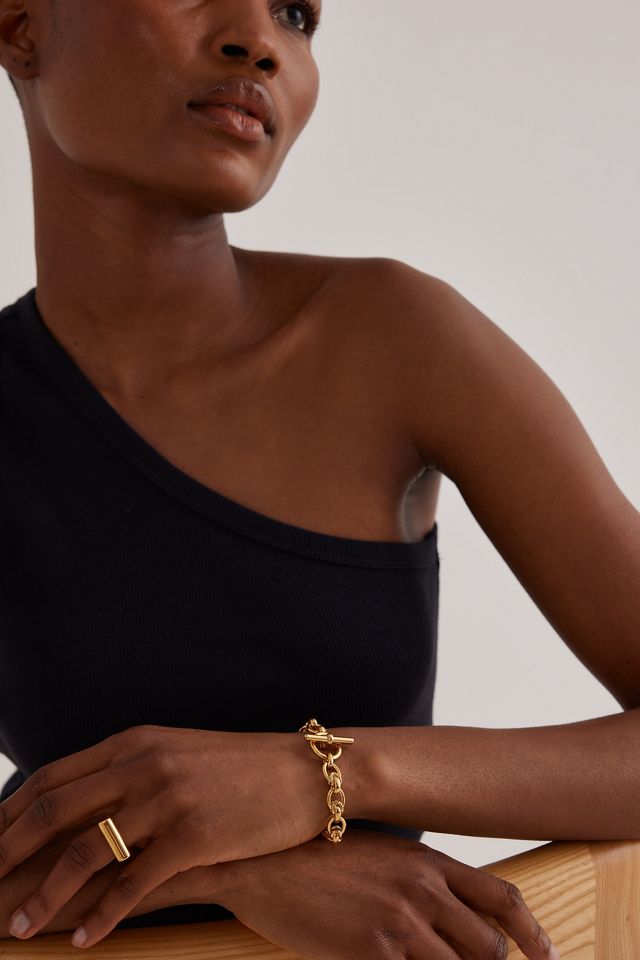 Tilly Sveaas Gold-Plated Ridge Ring #1