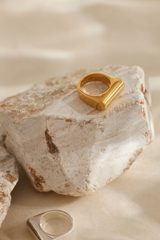 Tilly Sveaas Gold-Plated Ridge Ring #2