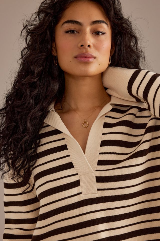 Tilly Sveaas Gold-Plated Eternity Ring Trace Chain Necklace #3