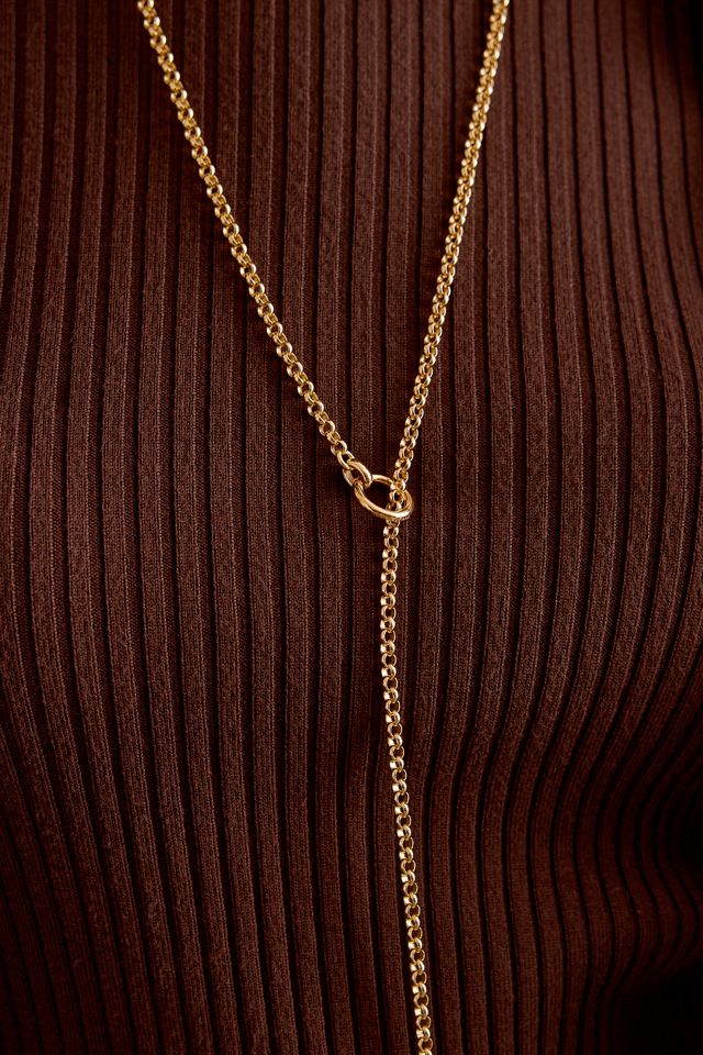 Tilly Sveaas Gold-Plated Lariat Necklace #2