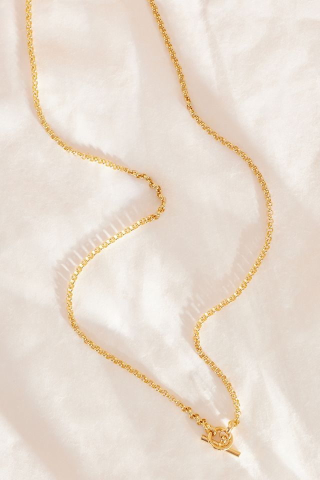 Tilly Sveaas Gold-Plated Lariat Necklace #1