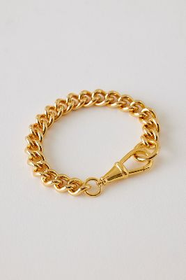 Bracelet Large Curb Clipt en Gold, chez Anthropologie - Tilly Sveaas - Modalova