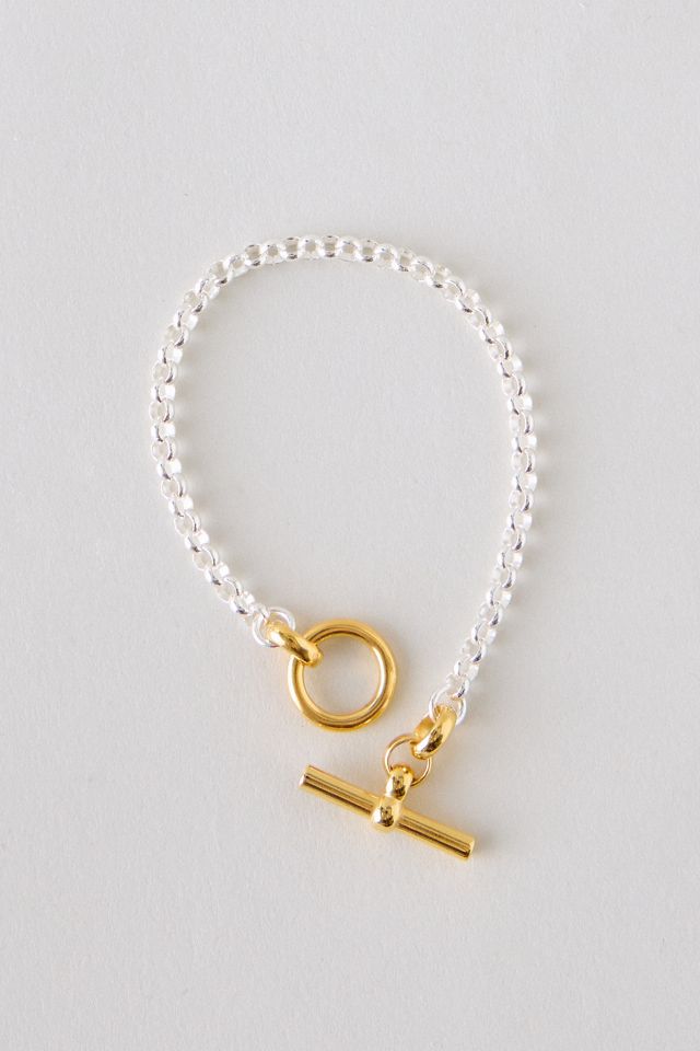 Pulsera de Cadena Belcher con Barra en T de Metal Mixto Tilly Sveaas #1
