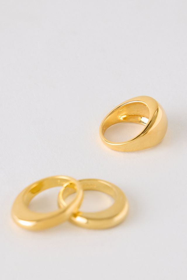 Tilly Sveaas Vergoldetes Dreifach-Ring-Set #1