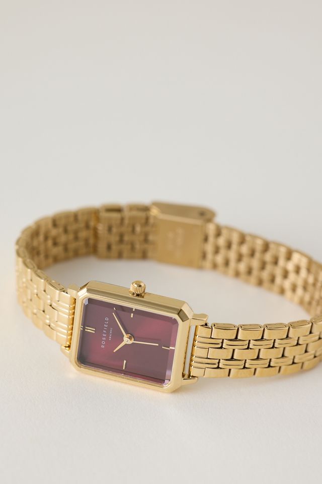 Rosefield Watches Octagon Burgundy Watch #1