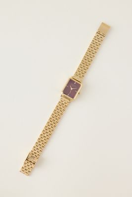 Rosefield Watches Octagon Burgundy Watch