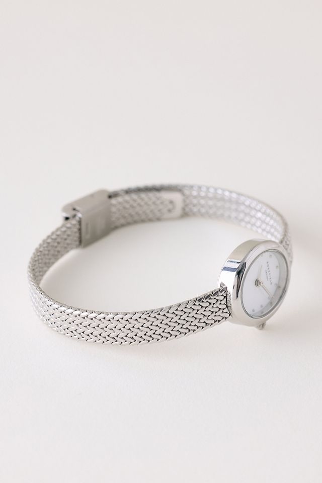 Rosefield Watches Mini Oval Silver Quartz Watch #1