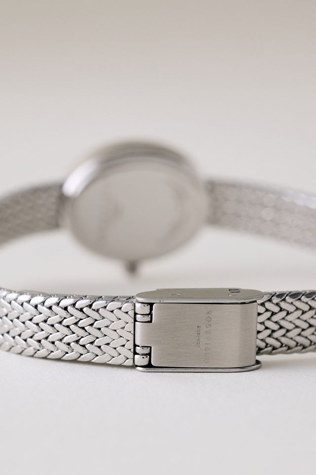 Rosefield Watches Mini Oval Silver Quartz Watch #2