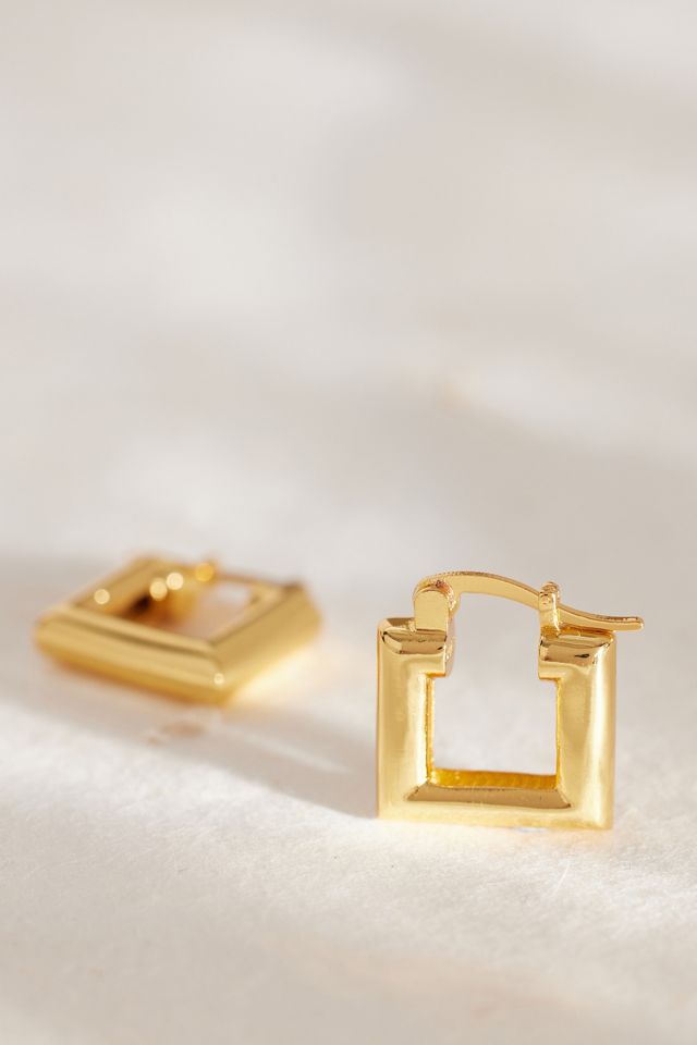 Boucles d'oreilles Daisy London Polly Sayer Mini Chubby Square #3