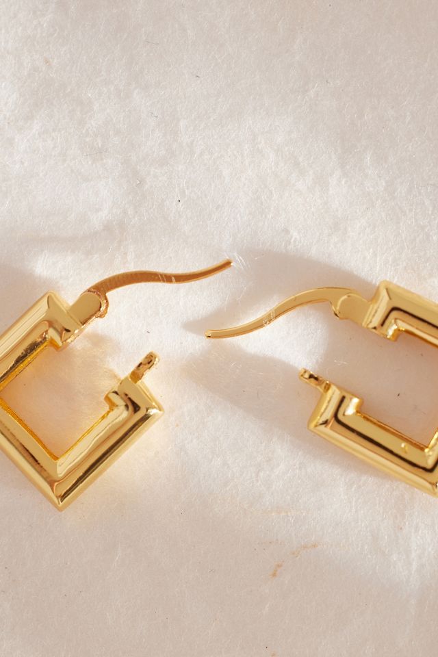 Boucles d'oreilles Daisy London Polly Sayer Mini Chubby Square #4