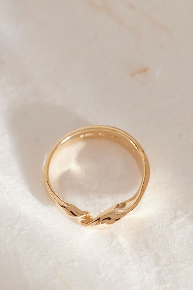 Anello Flow Placcato Oro Daisy London Estée Lalonde #2