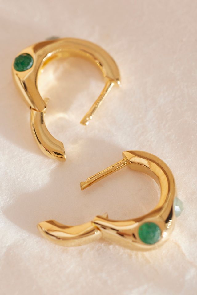 PDPAOLA Gold-Plated Hoop Earrings #2