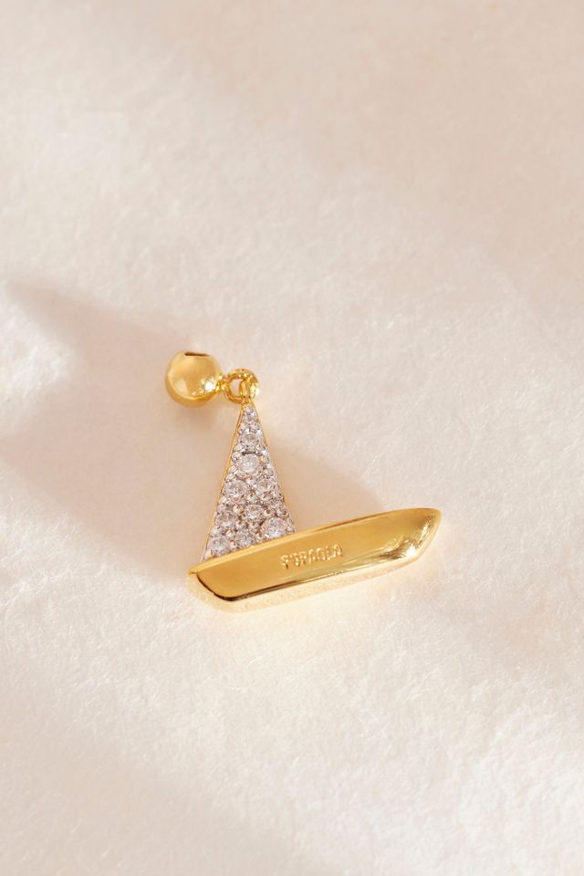 PDPAOLA Gold-Plated Boat Charm #2