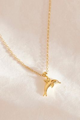 Pdpaola Gold-plated Dolphin Charm