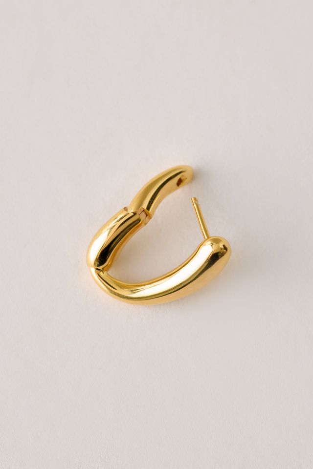 Orecchini a Cerchio Helix Placcati Oro PDPAOLA #1