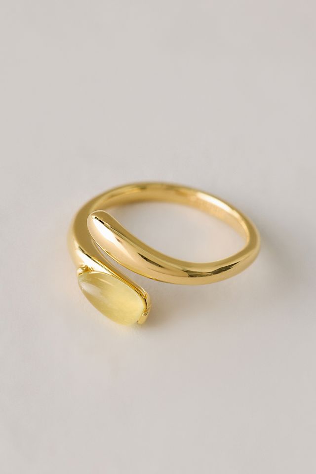 PDPAOLA Gold-Plated Kalia Ring #1