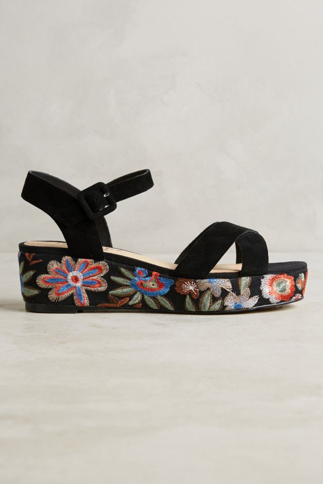 Chelsea Crew Embroidered Floral Sandals #1