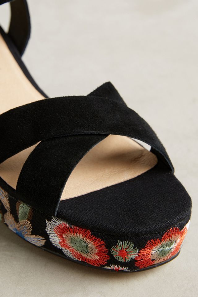 Chelsea Crew Embroidered Floral Sandals #3