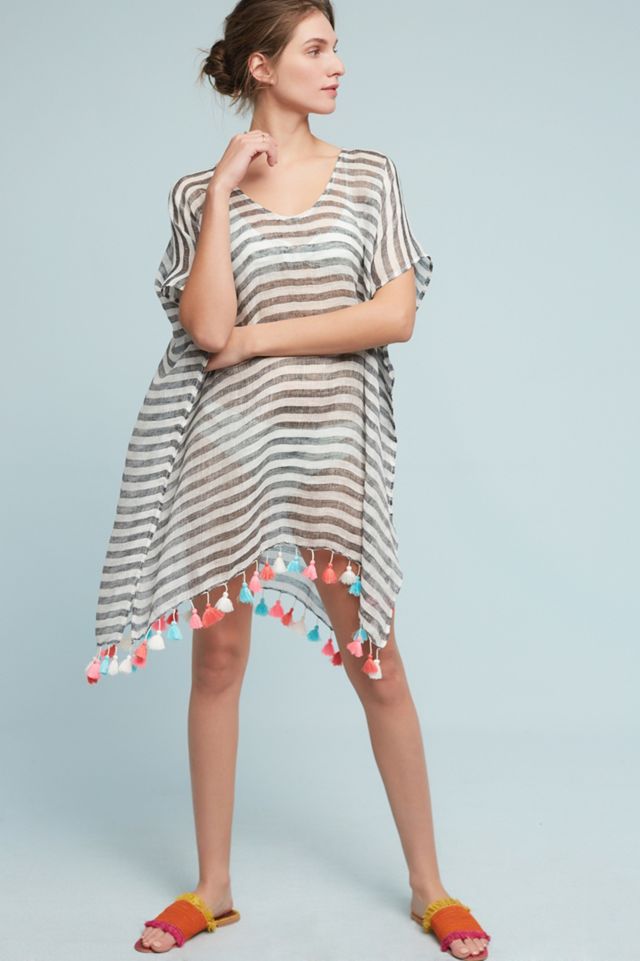 Striped Kaftan Cover-Up #2