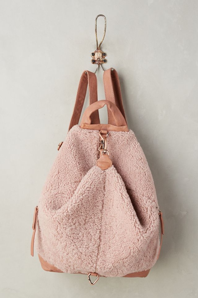 Shearling backpack new arrivals