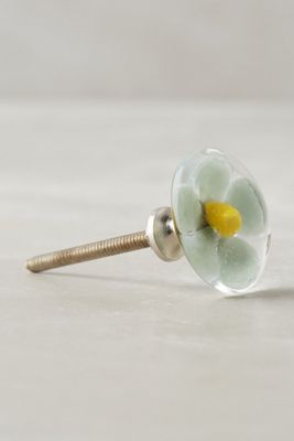 Glass Flower Knob