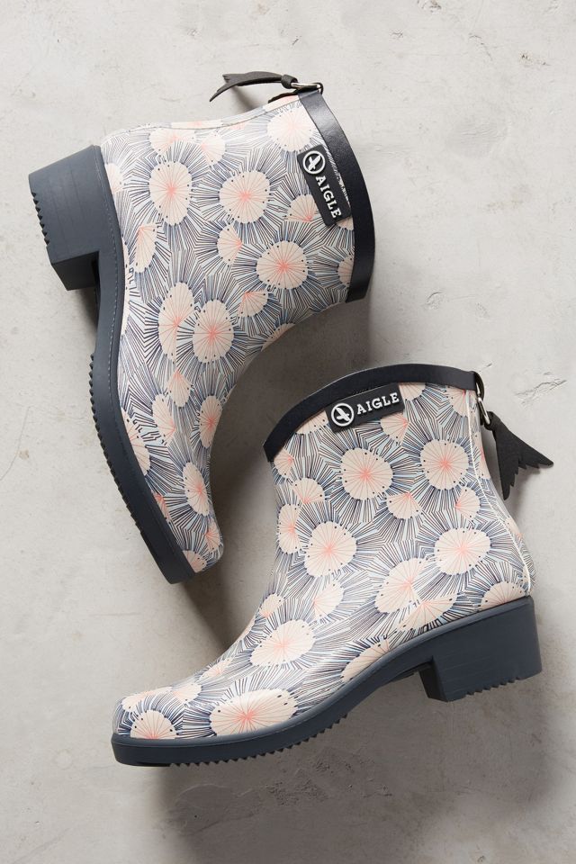 Aigle Miss Juliette Printed Rain Boots Anthropologie