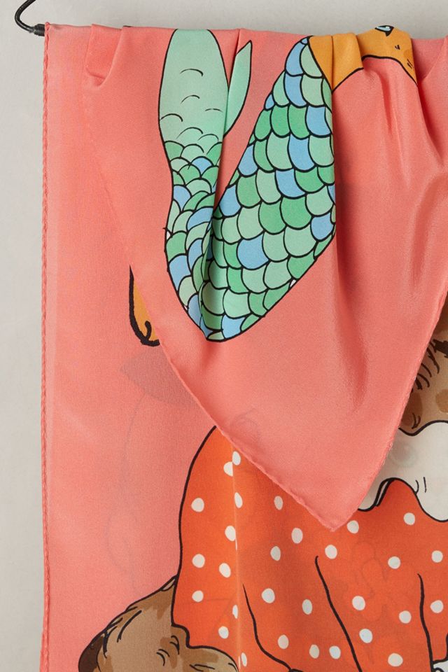 Fancy Cats Silk Scarf #1