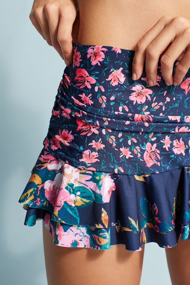 Anthropologie Ruffled Skirt Swim Bottoms #1