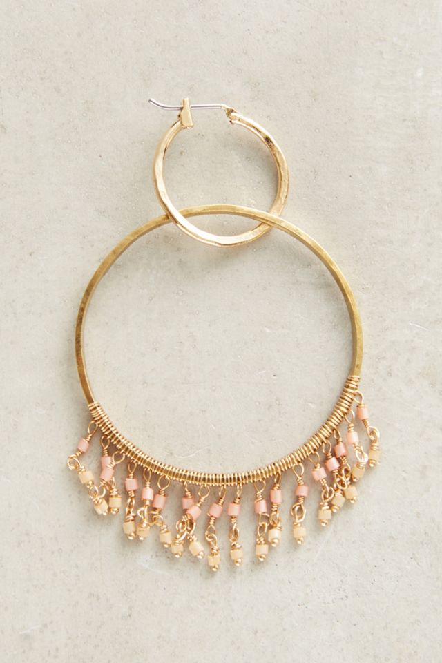 Double Fringe Hoops #1