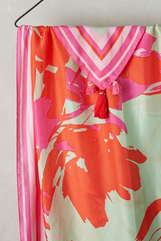 Bright Floral Square Scarf #1