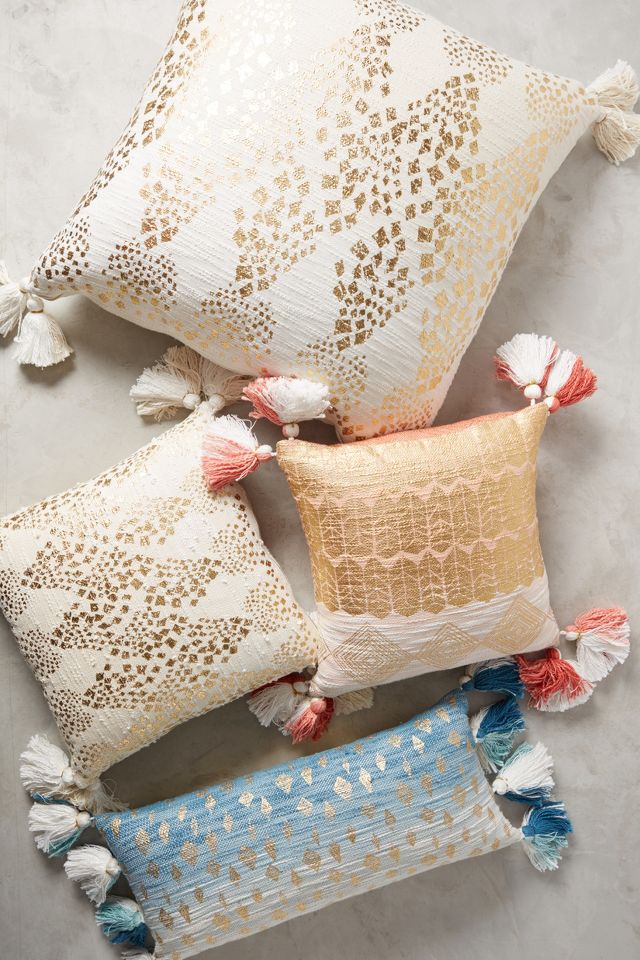 Anthropologie lumbar outlet pillow