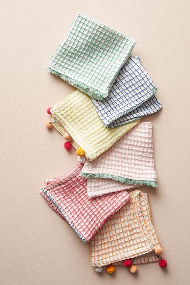 Knitted Dishcloths, Set of 4  Anthropologie Japan - Women's Clothing,  Accessories & Home