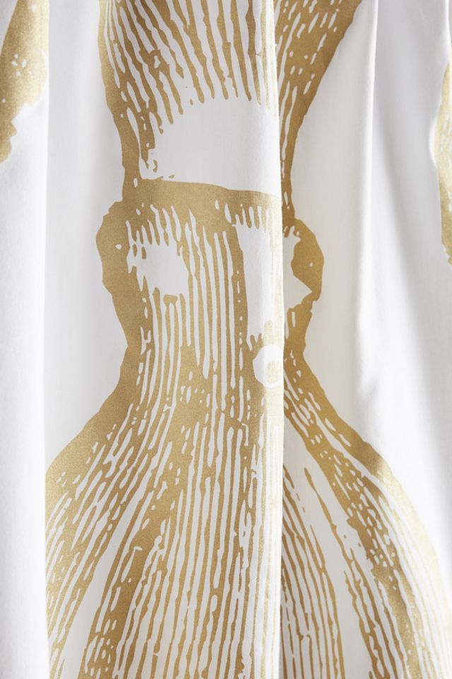 Golden Octopus Shower Curtain #1