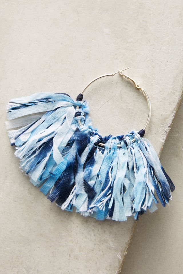 Woven Mary Hoop Earrings #1