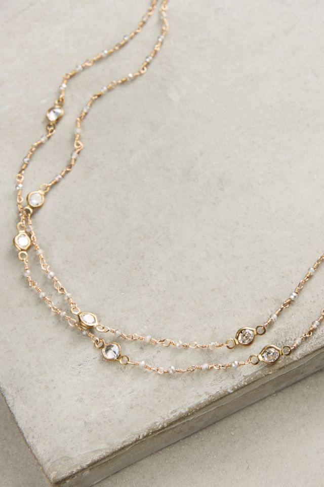 Semiprecious Strands Choker #1