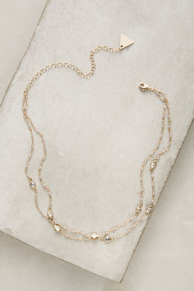 Semiprecious Strands Choker