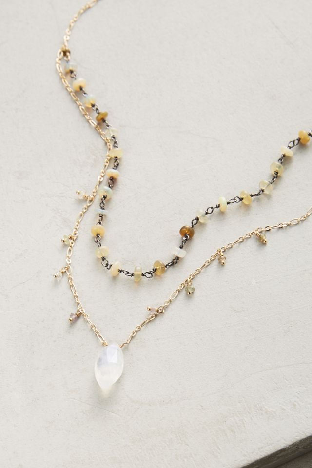 Layered Stone Necklace #1
