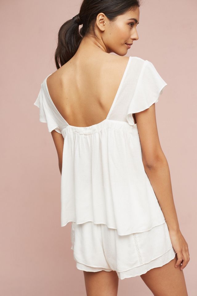 Rosalina Embroidered Sleep Top #3