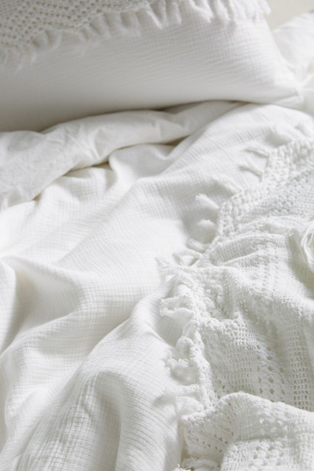 Evangeline Crocheted Duvet Cover #1