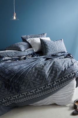 Kerchief-Printed Duvet Cover