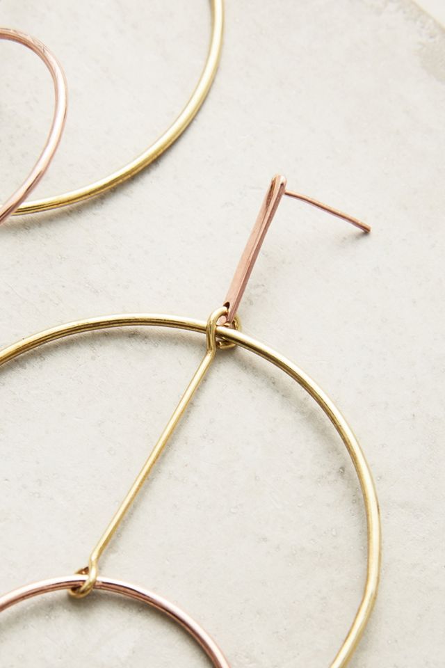 Pendulum Circle Earrings #1
