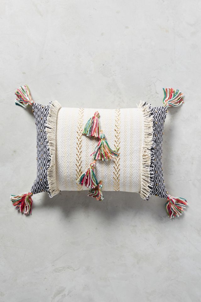 Tasseled Retrograde Pillow #4
