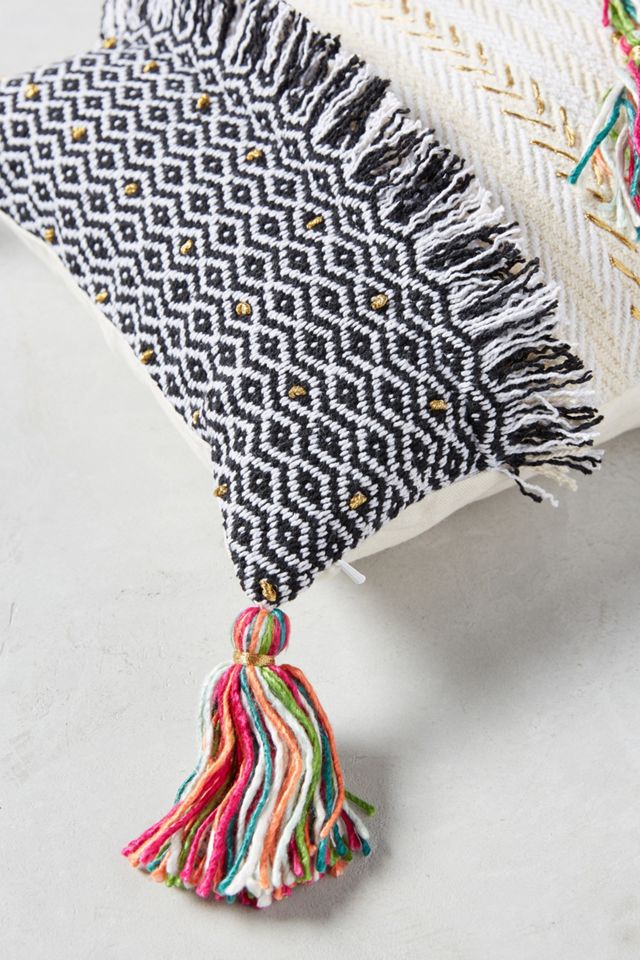Tasseled Retrograde Pillow #6