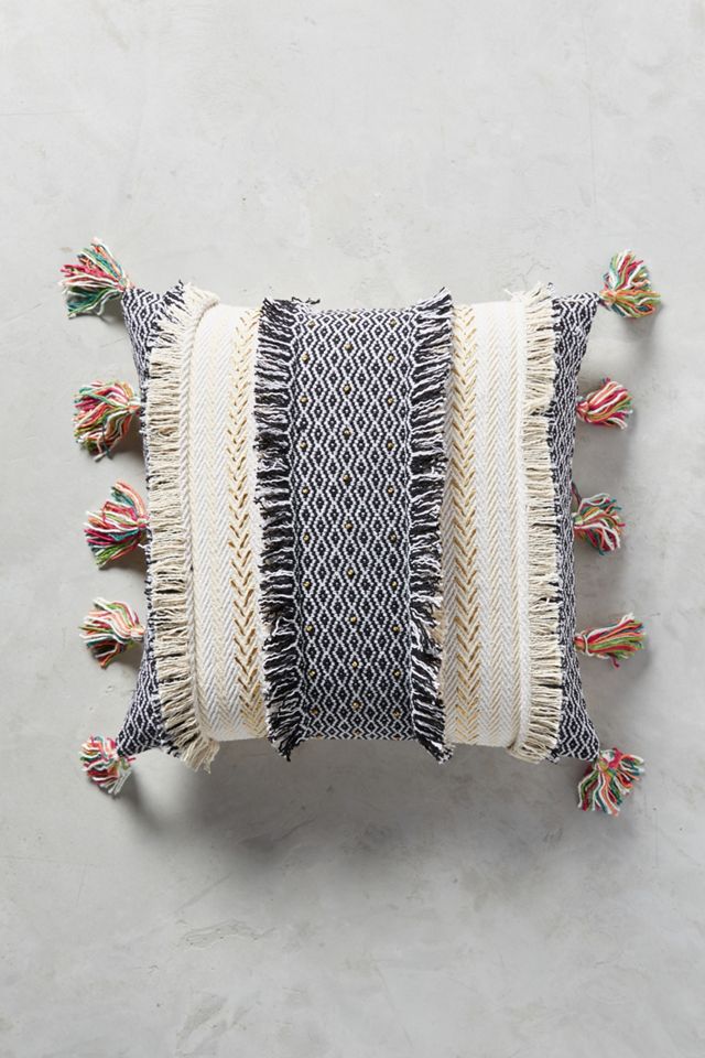 Tasseled Retrograde Pillow #1
